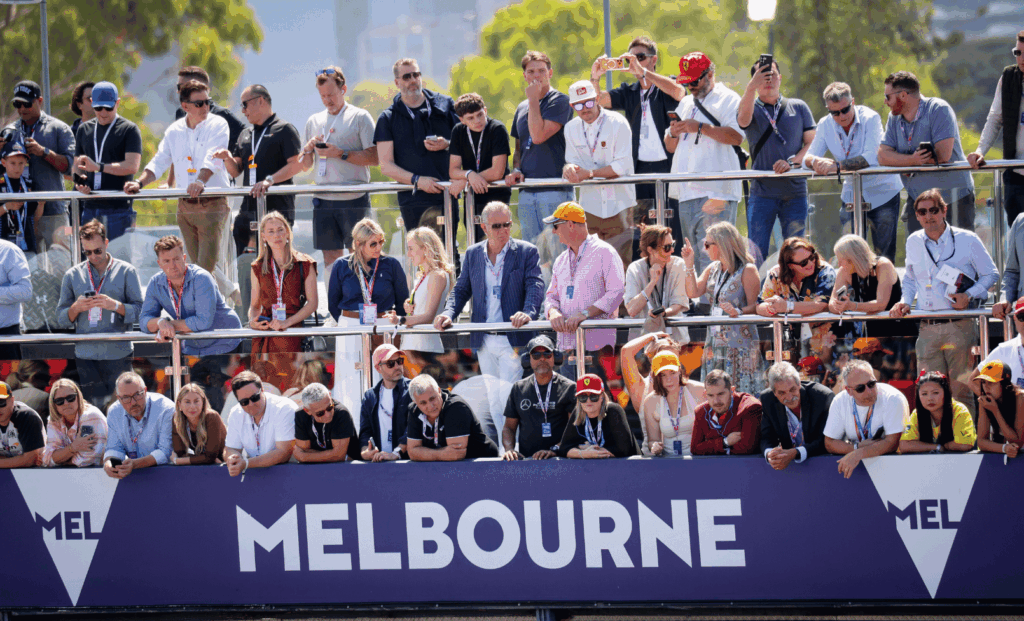 Pit Lane Walk, AWS Executive Lunch, AusGP 2026.